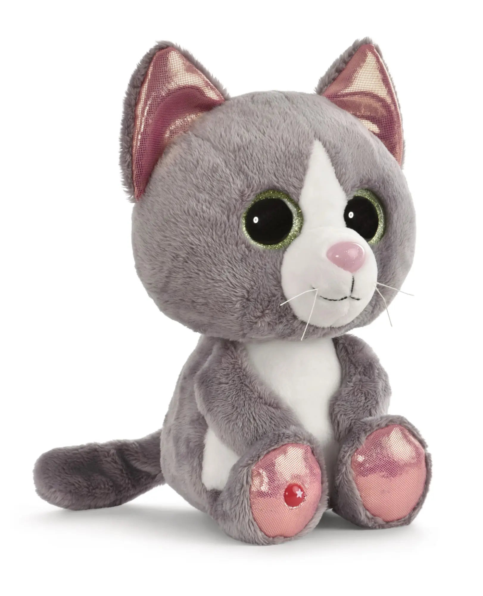 Cover: 4012390487022 | Nici 48702 Kuscheltier GLUBSCHIS Katze grau Felinja 25cm | Glubschis