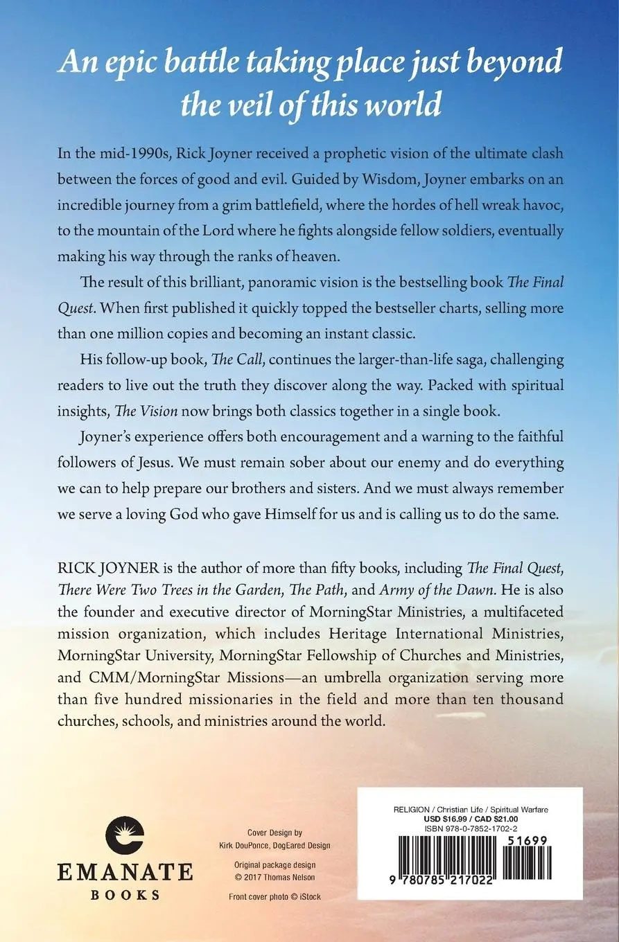 Rückseite: 9780785217022 | The Vision | Rick Joyner | Taschenbuch | Kartoniert / Broschiert