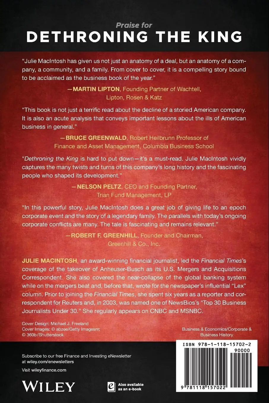 Rückseite: 9781118157022 | Dethroning the King | Julie Macintosh | Taschenbuch | 416 S. | 2011