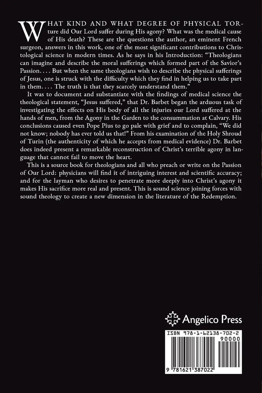 Rückseite: 9781621387022 | A Doctor at Calvary | Pierre Barbet | Taschenbuch | Englisch | 2021