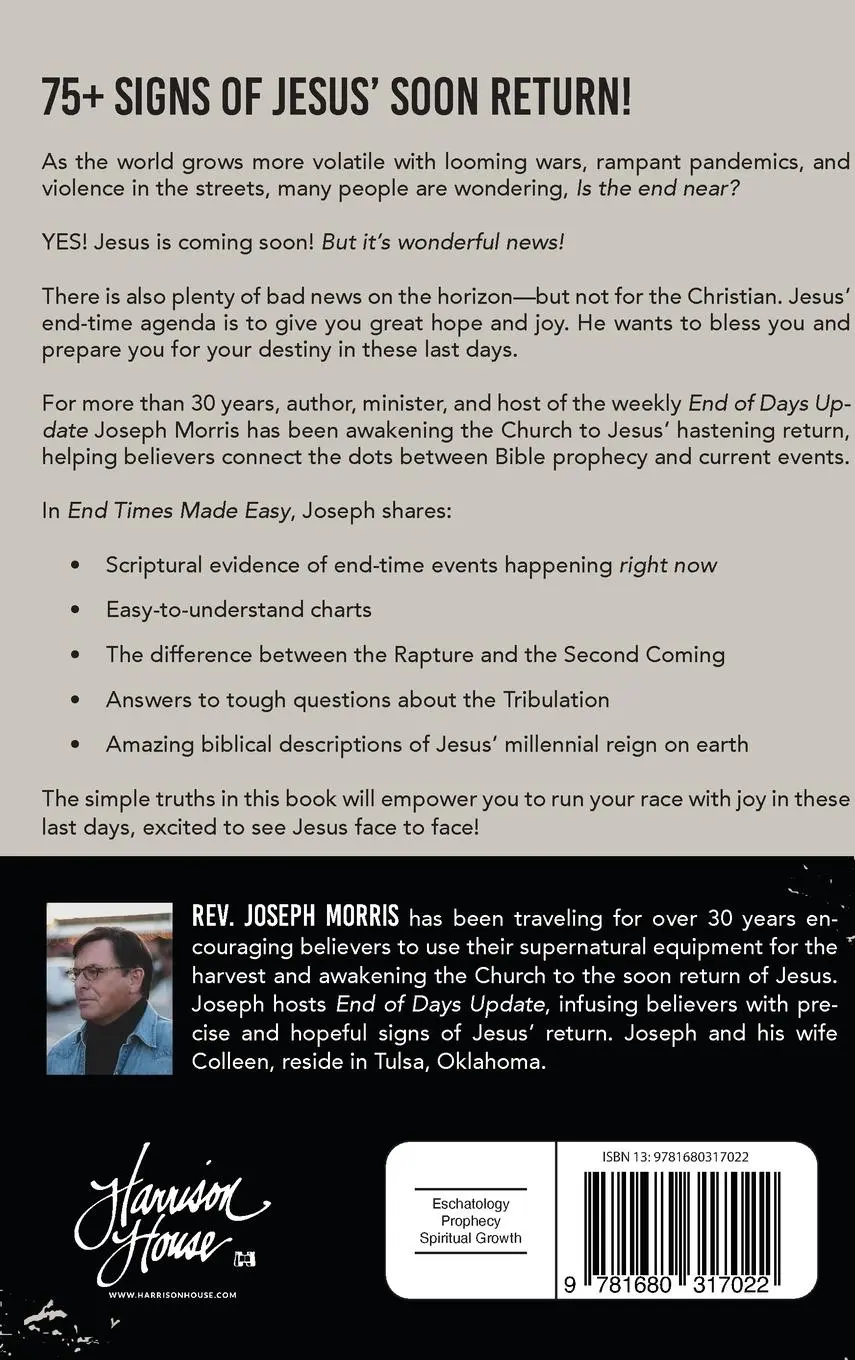 Rückseite: 9781680317022 | End Times Made Easy | There Is No Bad News for the Christian! | Morris
