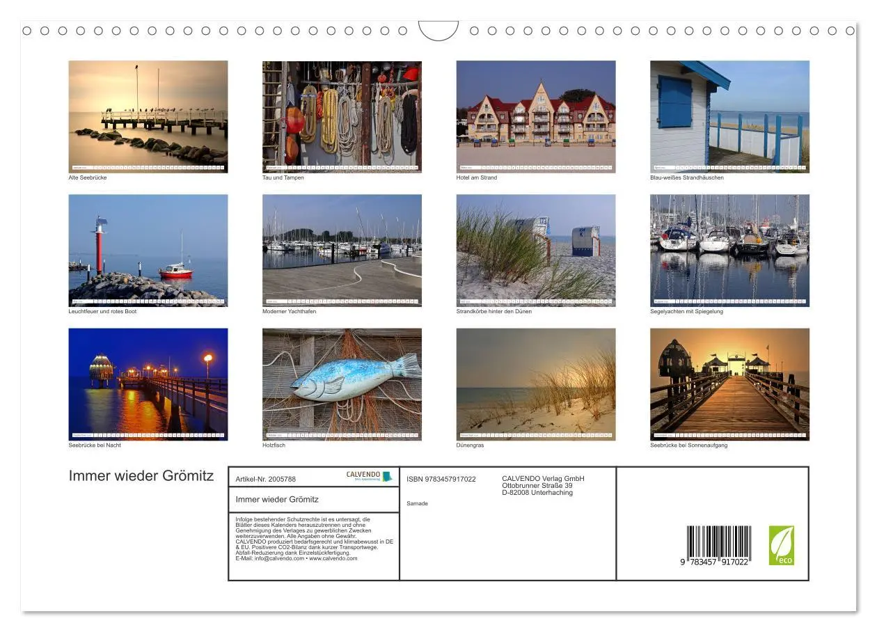 Bild: 9783457917022 | Immer wieder Grömitz (Wandkalender 2026 DIN A3 quer), CALVENDO...