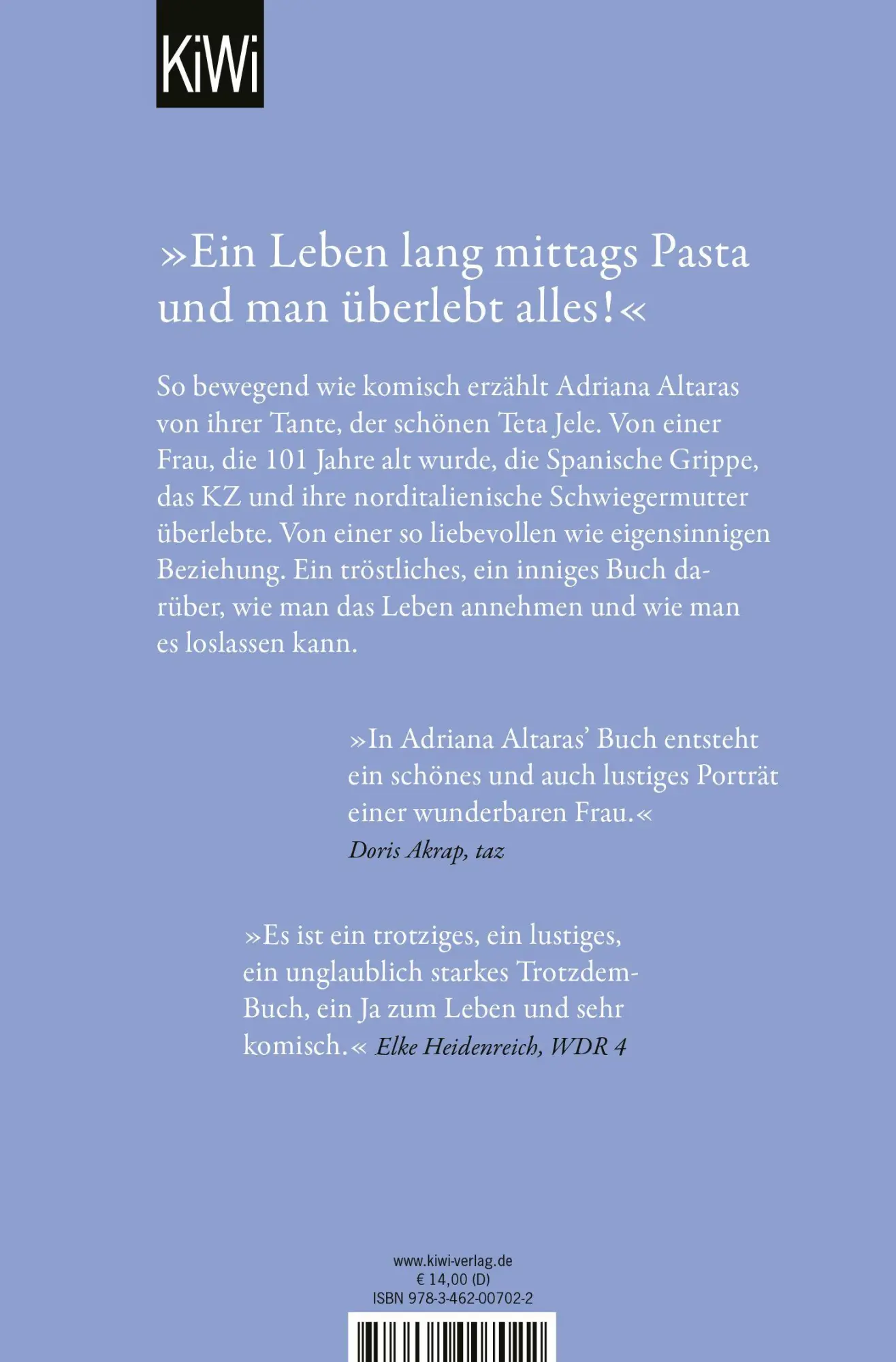 Rückseite: 9783462007022 | Besser allein als in schlechter Gesellschaft | Adriana Altaras | Buch