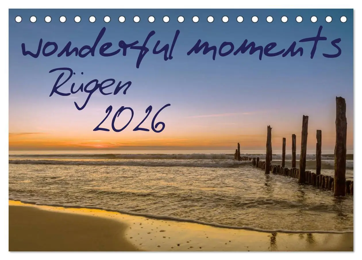 Cover: 9783516177022 | wonderful moments - Rügen 2026 (Tischkalender 2026 DIN A5 quer),...