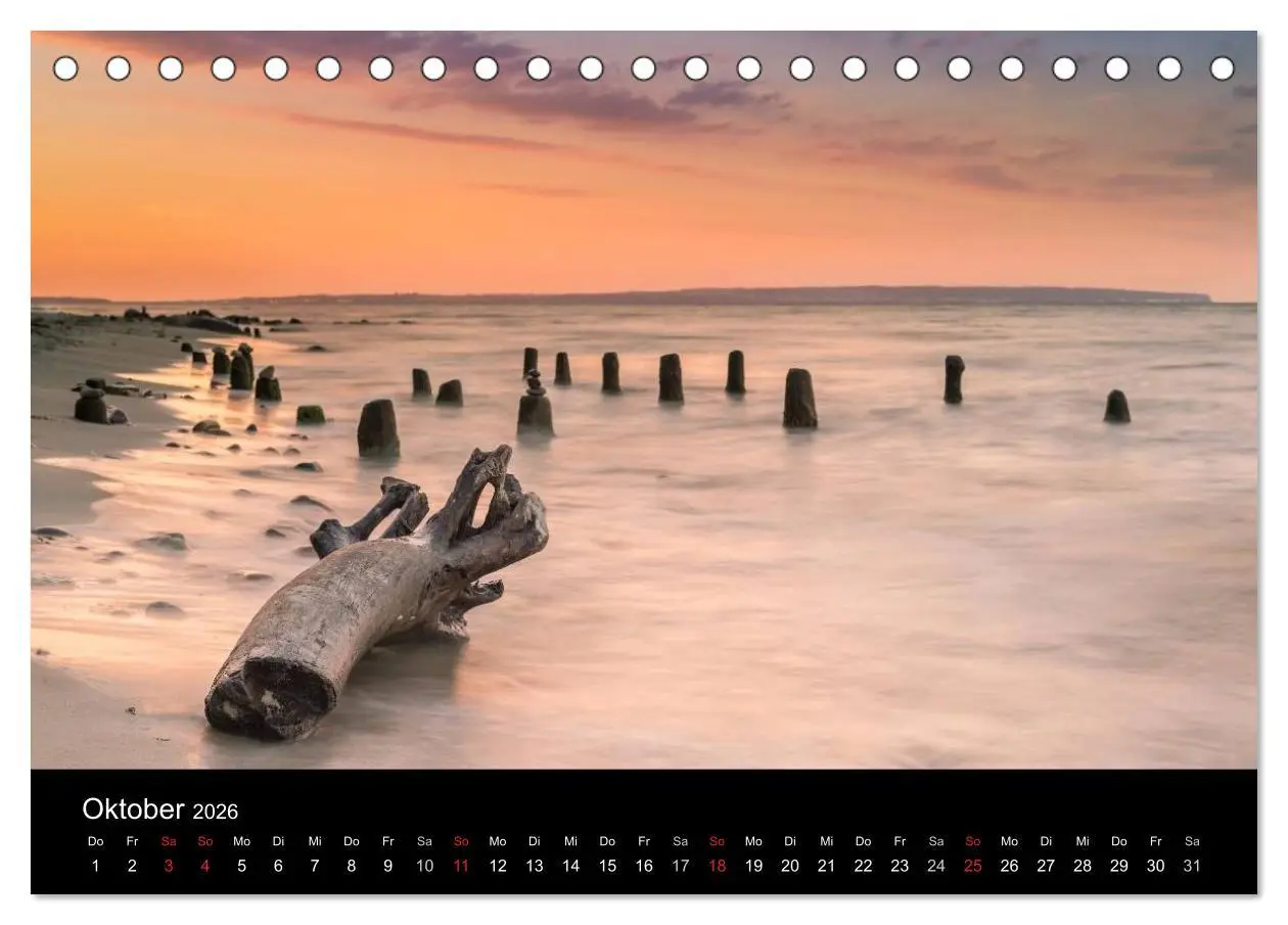 Bild: 9783516177022 | wonderful moments - Rügen 2026 (Tischkalender 2026 DIN A5 quer),...