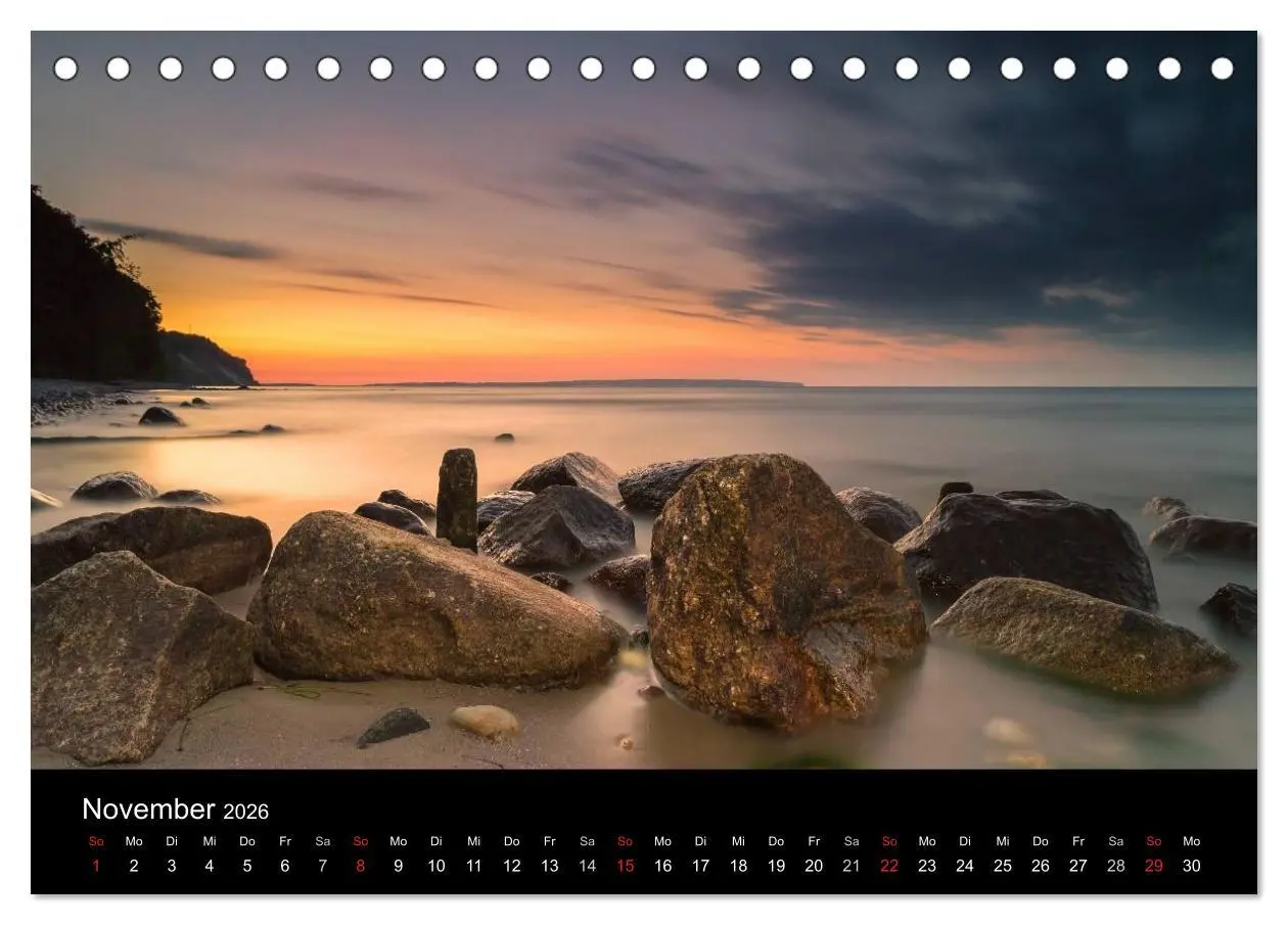 Bild: 9783516177022 | wonderful moments - Rügen 2026 (Tischkalender 2026 DIN A5 quer),...