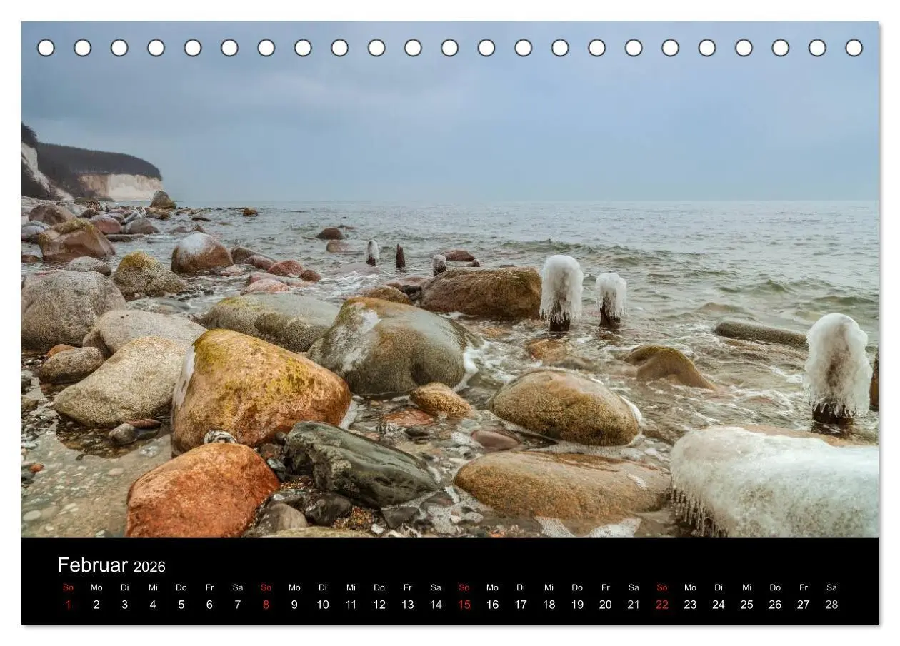 Bild: 9783516177022 | wonderful moments - Rügen 2026 (Tischkalender 2026 DIN A5 quer),...