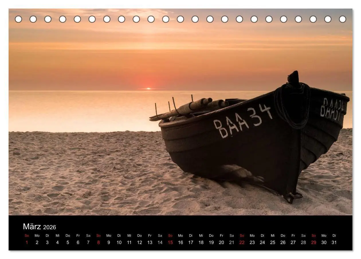 Bild: 9783516177022 | wonderful moments - Rügen 2026 (Tischkalender 2026 DIN A5 quer),...