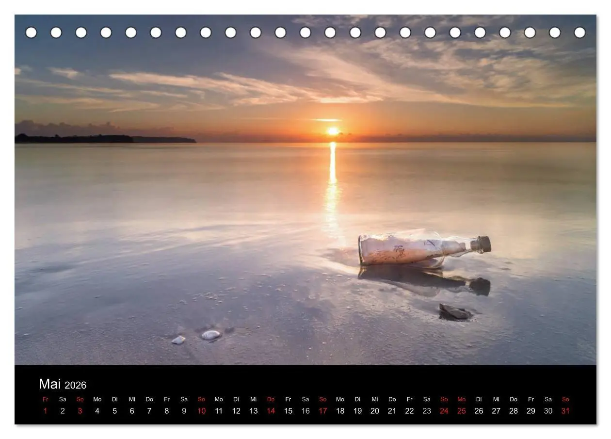 Bild: 9783516177022 | wonderful moments - Rügen 2026 (Tischkalender 2026 DIN A5 quer),...