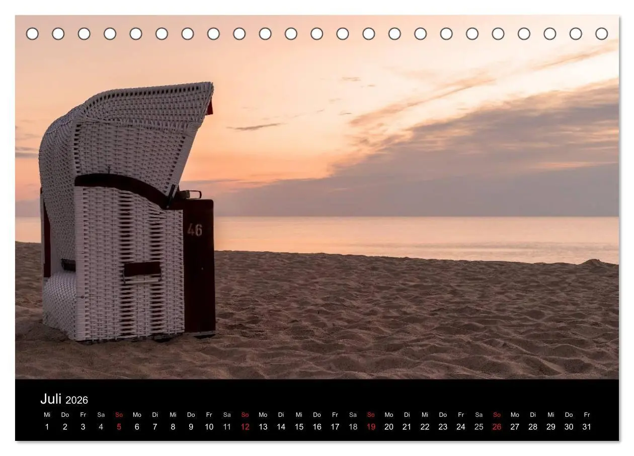 Bild: 9783516177022 | wonderful moments - Rügen 2026 (Tischkalender 2026 DIN A5 quer),...