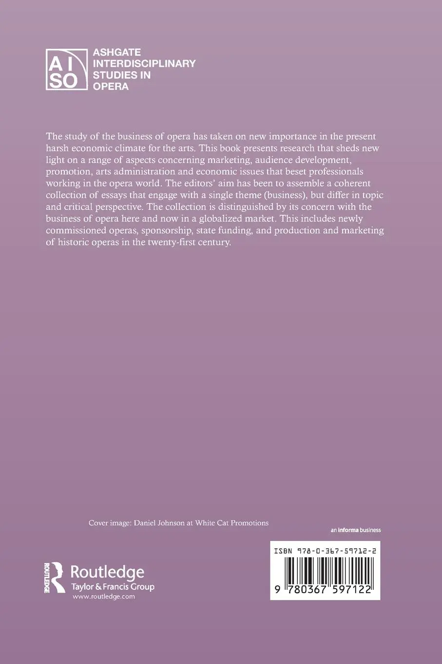 Rückseite: 9780367597122 | The Business of Opera | Anastasia Belina-Johnson (u. a.) | Taschenbuch