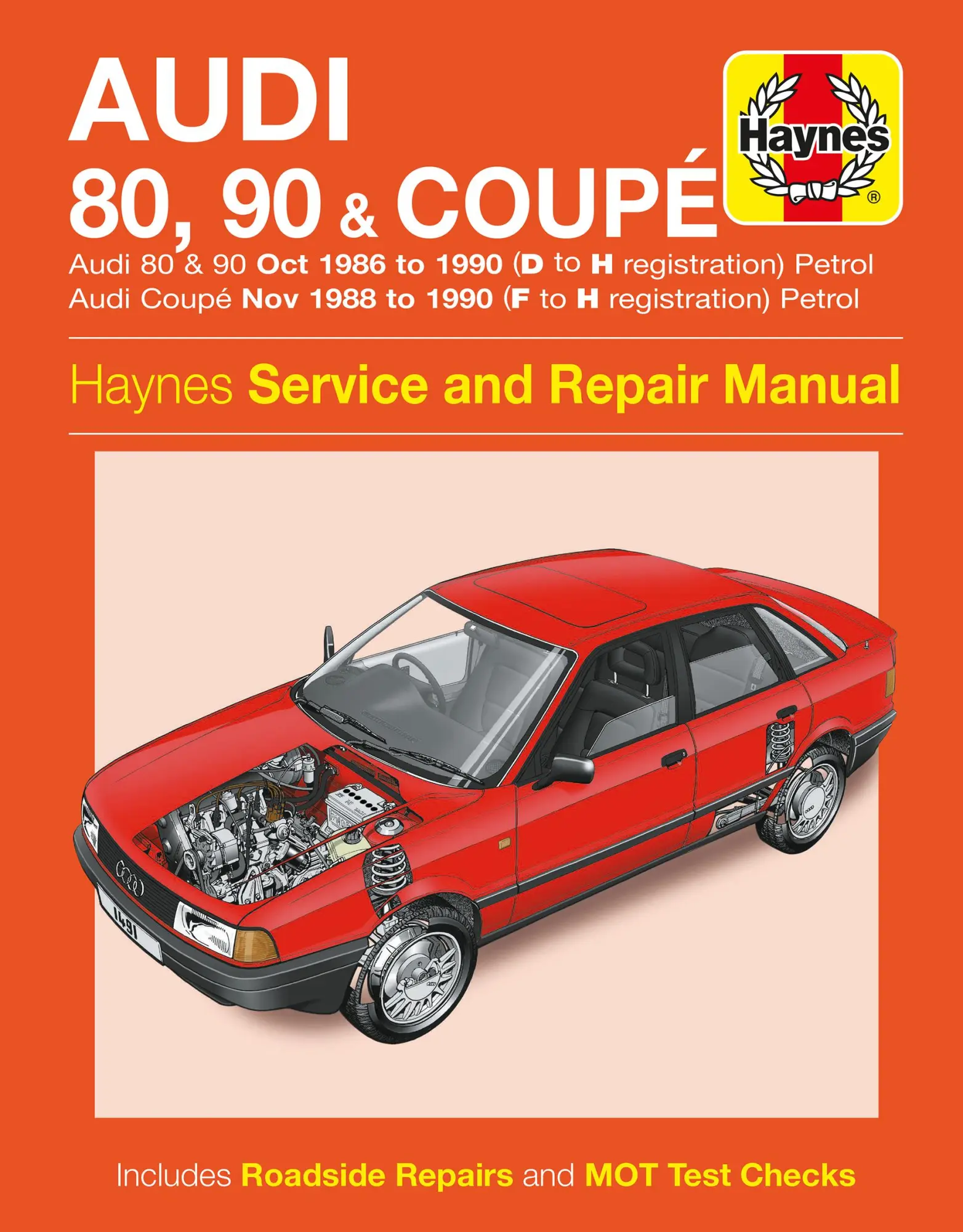 Cover: 9780857337122 | Audi 80, 90 &amp; Coupe Petrol (Oct 86 – 90) Haynes Repair Manual | Buch