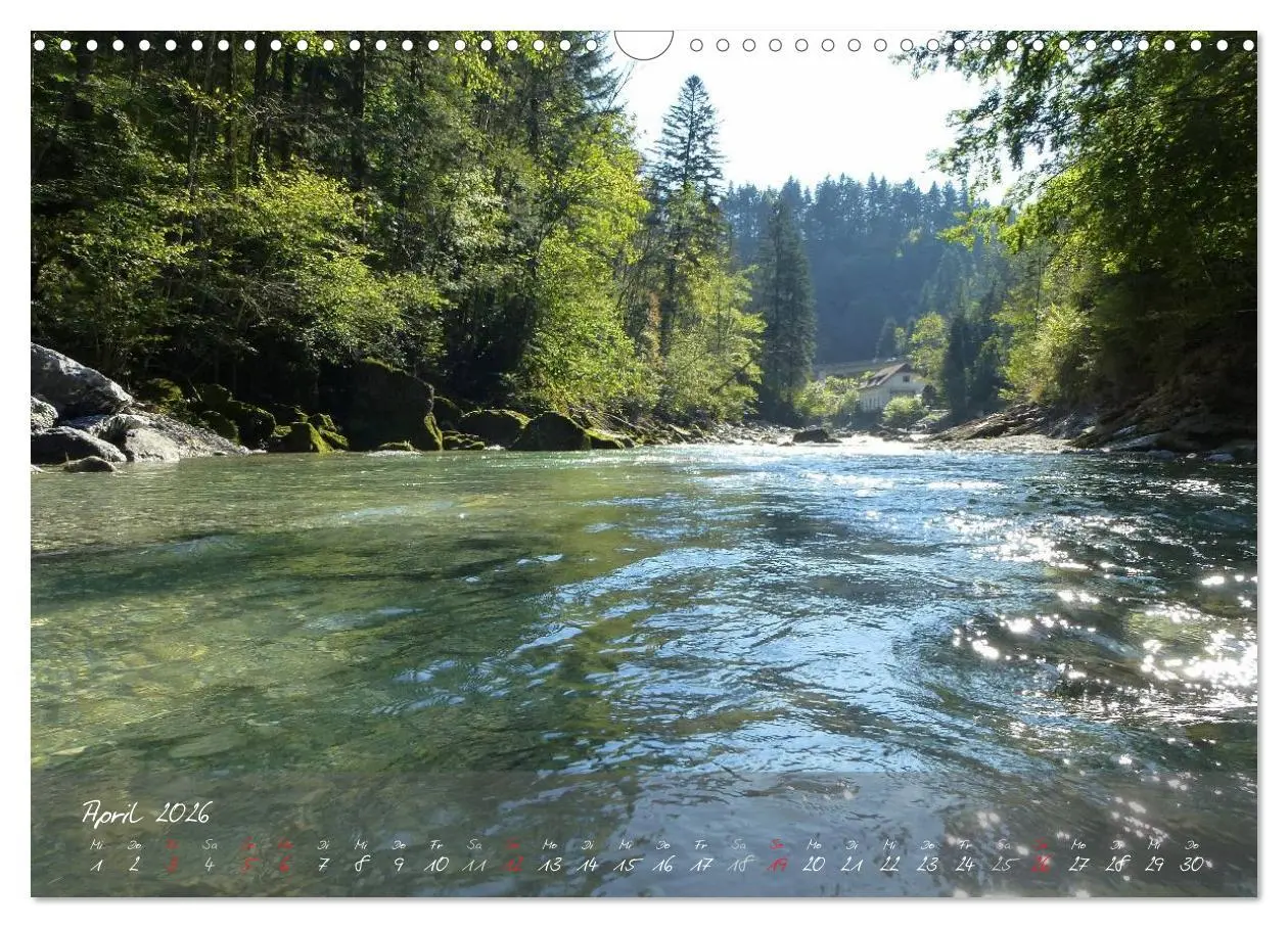 Bild: 9783516097122 | Wasserkraft - Die Bregenzer Ache (Wandkalender 2026 DIN A3 quer),...