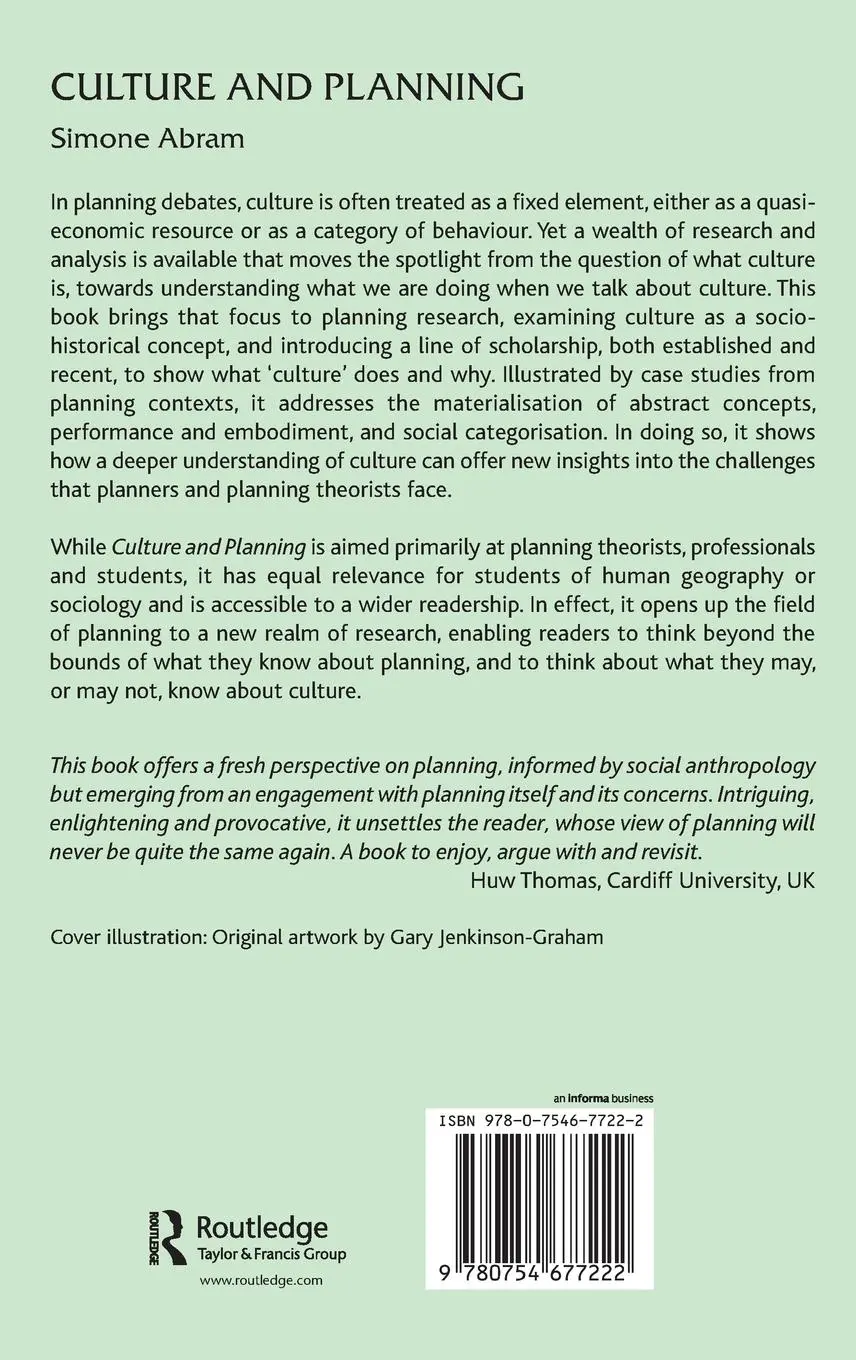 Rückseite: 9780754677222 | Culture and Planning | Simone Abram | Buch | Englisch | 2011