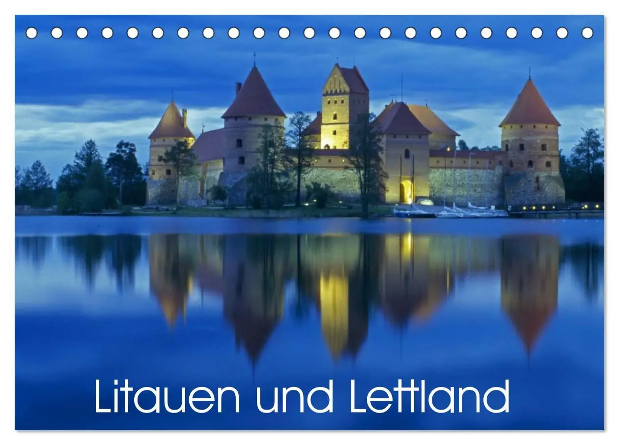 Cover: 9783516087222 | Litauen und Lettland (Tischkalender 2026 DIN A5 quer), CALVENDO...