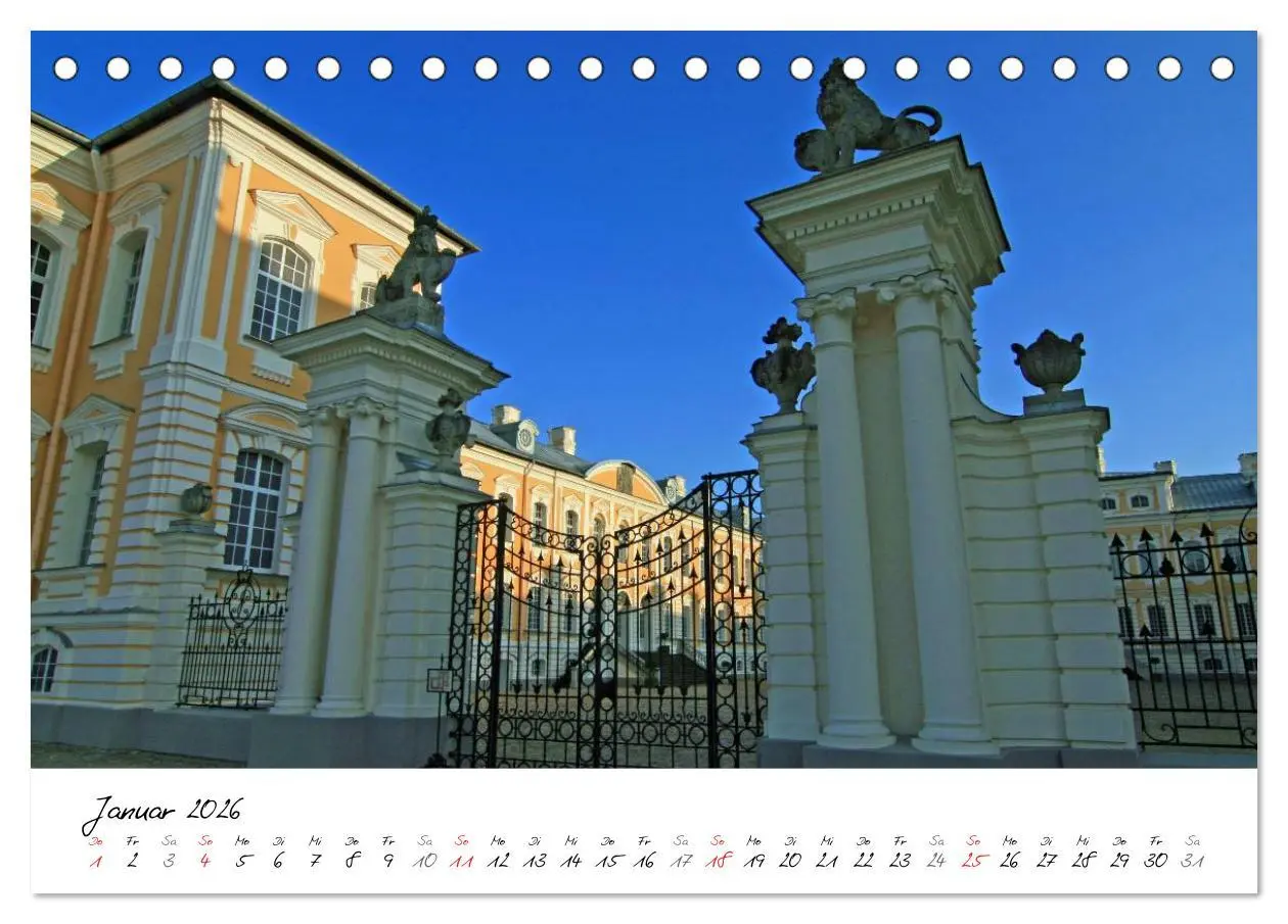 Bild: 9783516087222 | Litauen und Lettland (Tischkalender 2026 DIN A5 quer), CALVENDO...