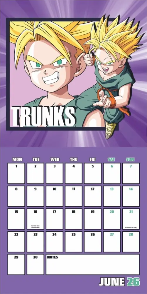 Bild: 9783840197222 | Dragon Ball Z Broschurkalender 2026 | Kalender | 28 S. | Englisch