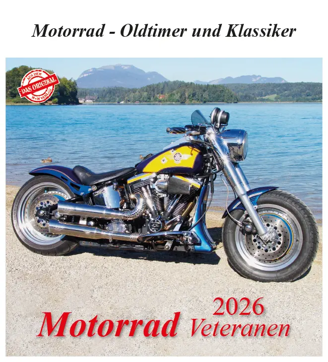 Cover: 9783961667222 | Motorrad Veteranen 2026 | Motorrad - Oldtimer und Klassiker | Kalender