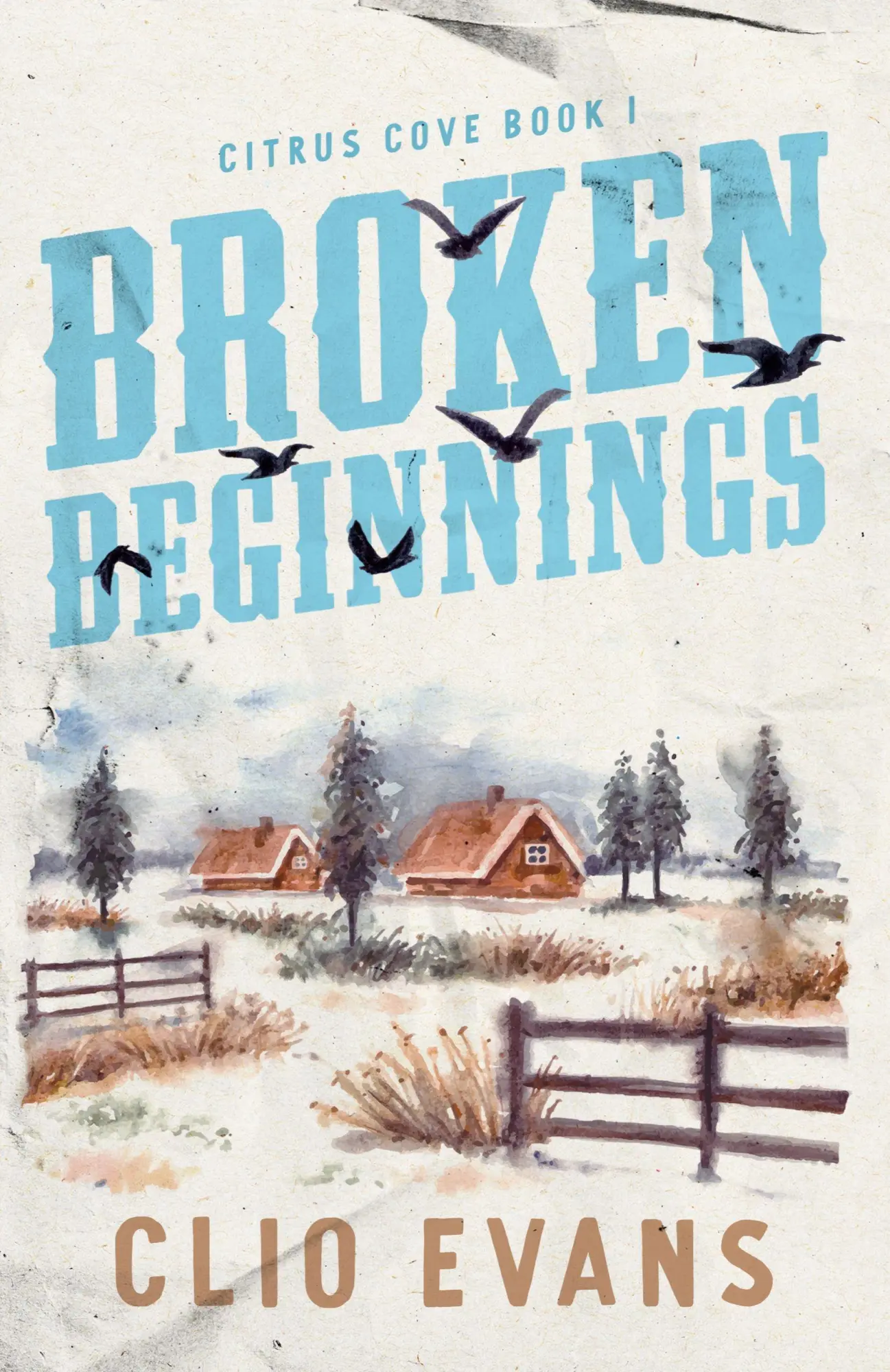 Cover: 9798998957222 | Broken Beginnings | A High Heat Small Town Romance Suspense | Evans