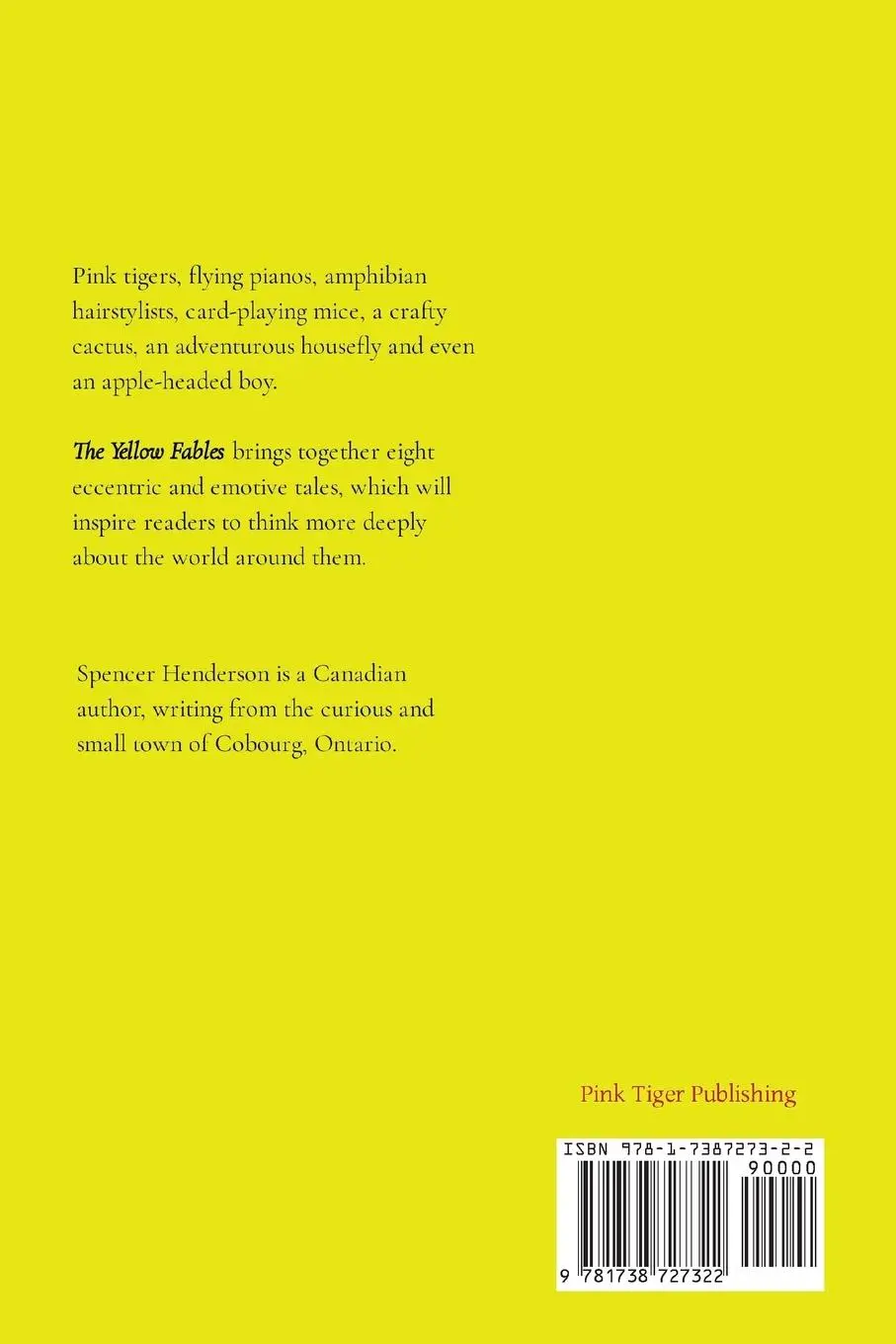 Rückseite: 9781738727322 | The Yellow Fables | Spencer Henderson | Taschenbuch | Englisch | 2023