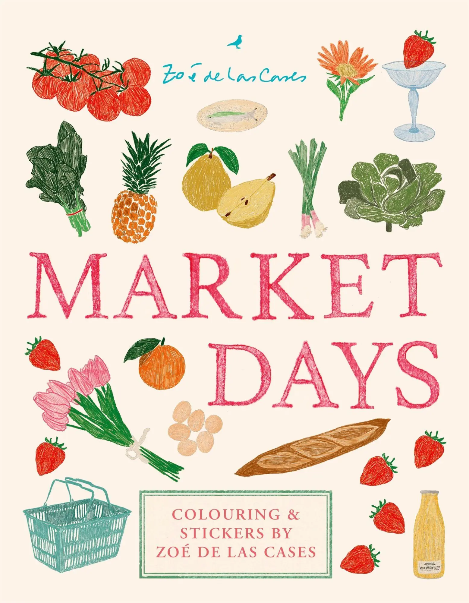 Cover: 9781846017322 | Market Days | Colouring and stickers by Zoé de Las Cases | Cases