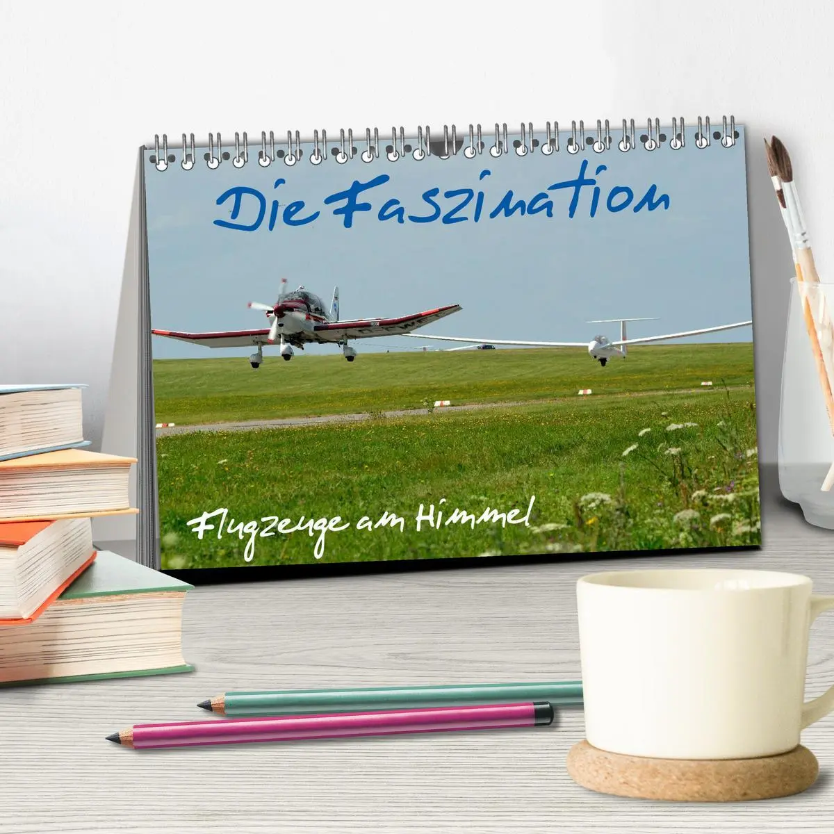 Bild: 9783457747322 | Die Faszination. Flugzeuge am Himmel (Tischkalender 2026 DIN A5...