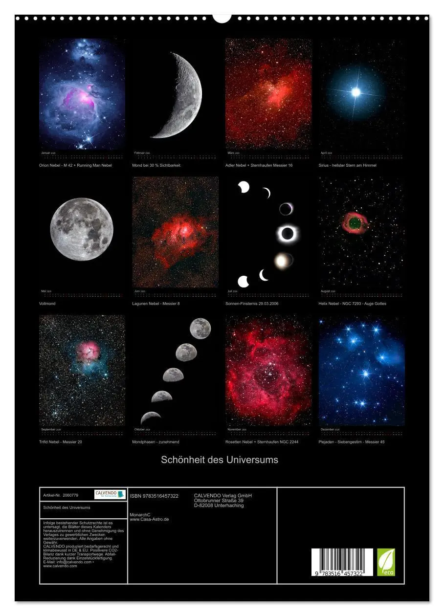Bild: 9783516457322 | Schönheit des Universums (hochwertiger Premium Wandkalender 2026...