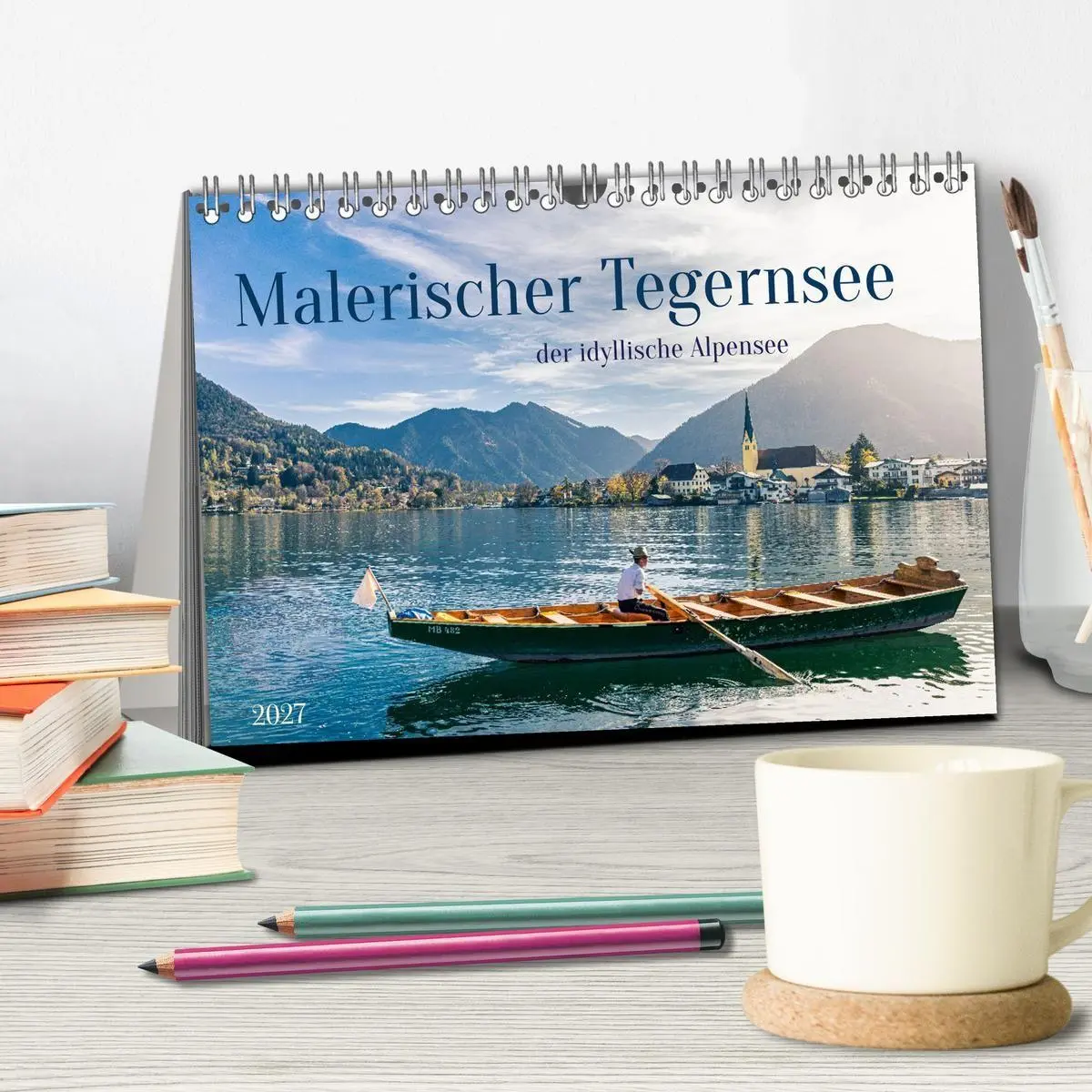 Bild: 9783569237322 | Malerischer Tegernsee (Tischkalender 2027 DIN A5 quer), CALVENDO...
