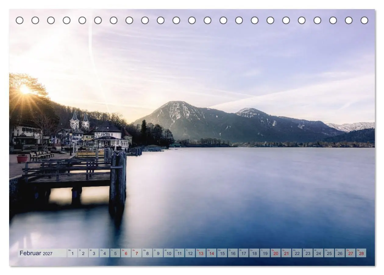 Bild: 9783569237322 | Malerischer Tegernsee (Tischkalender 2027 DIN A5 quer), CALVENDO...