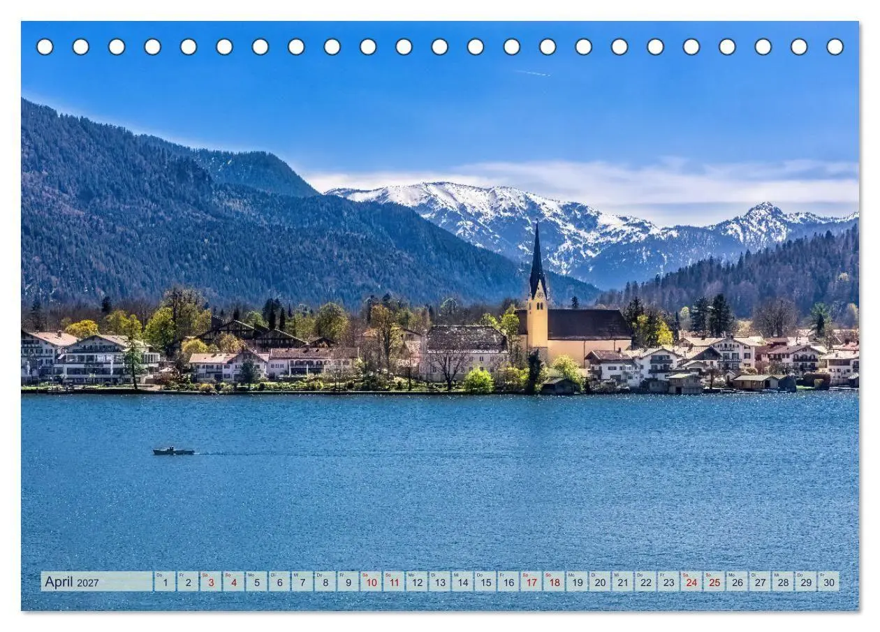 Bild: 9783569237322 | Malerischer Tegernsee (Tischkalender 2027 DIN A5 quer), CALVENDO...