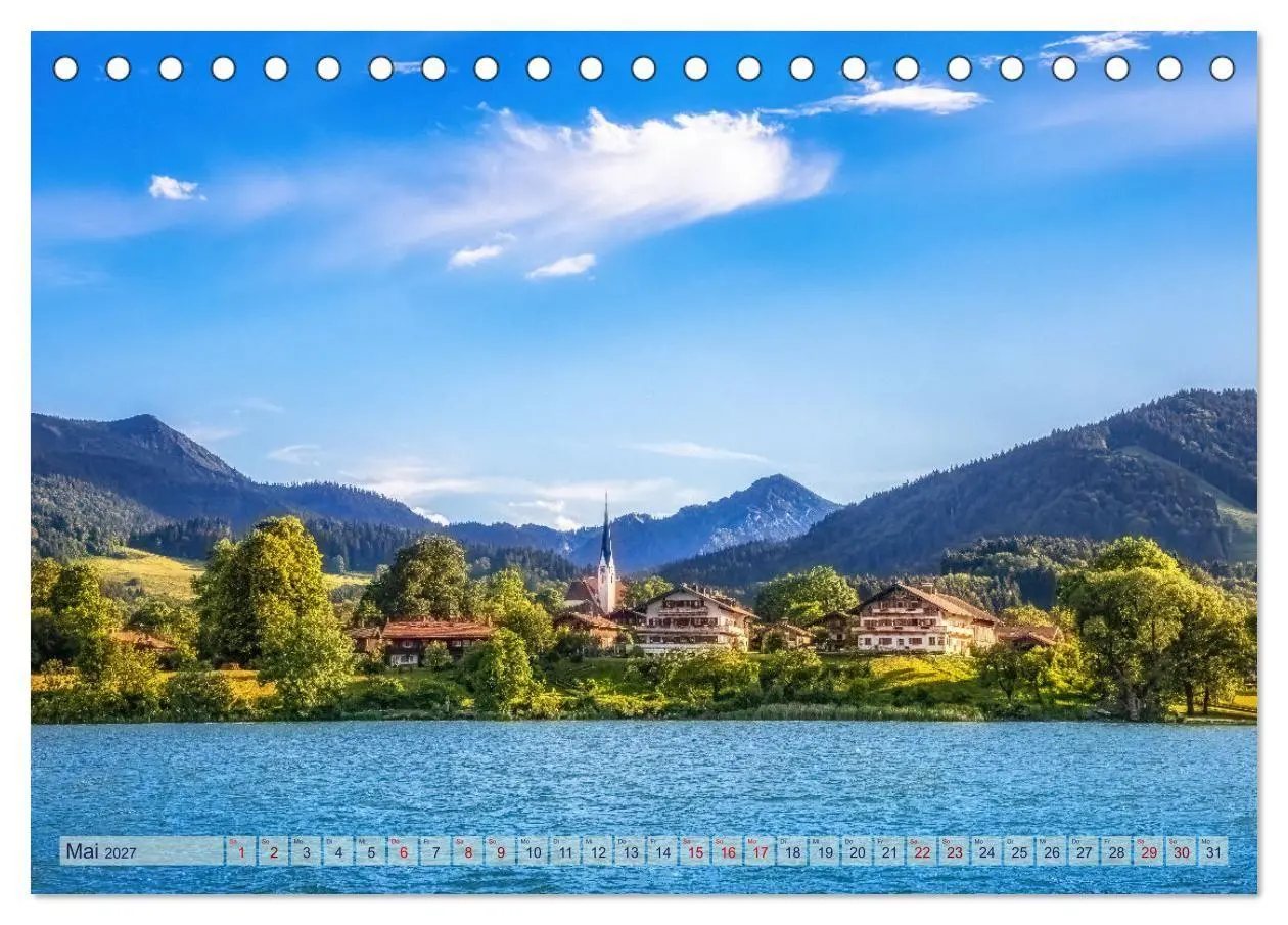 Bild: 9783569237322 | Malerischer Tegernsee (Tischkalender 2027 DIN A5 quer), CALVENDO...
