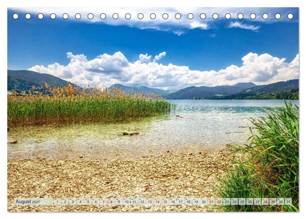Bild: 9783569237322 | Malerischer Tegernsee (Tischkalender 2027 DIN A5 quer), CALVENDO...