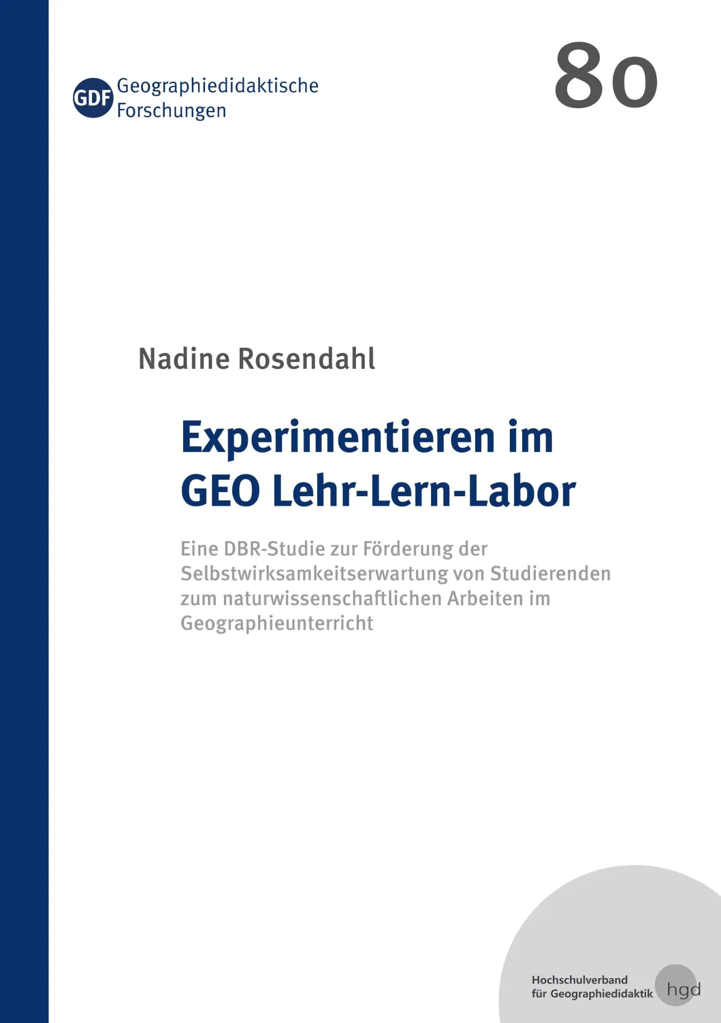 Cover: 9783757887322 | Experimentieren im GEO Lehr-Lern-Labor | Nadine Rosendahl | Buch