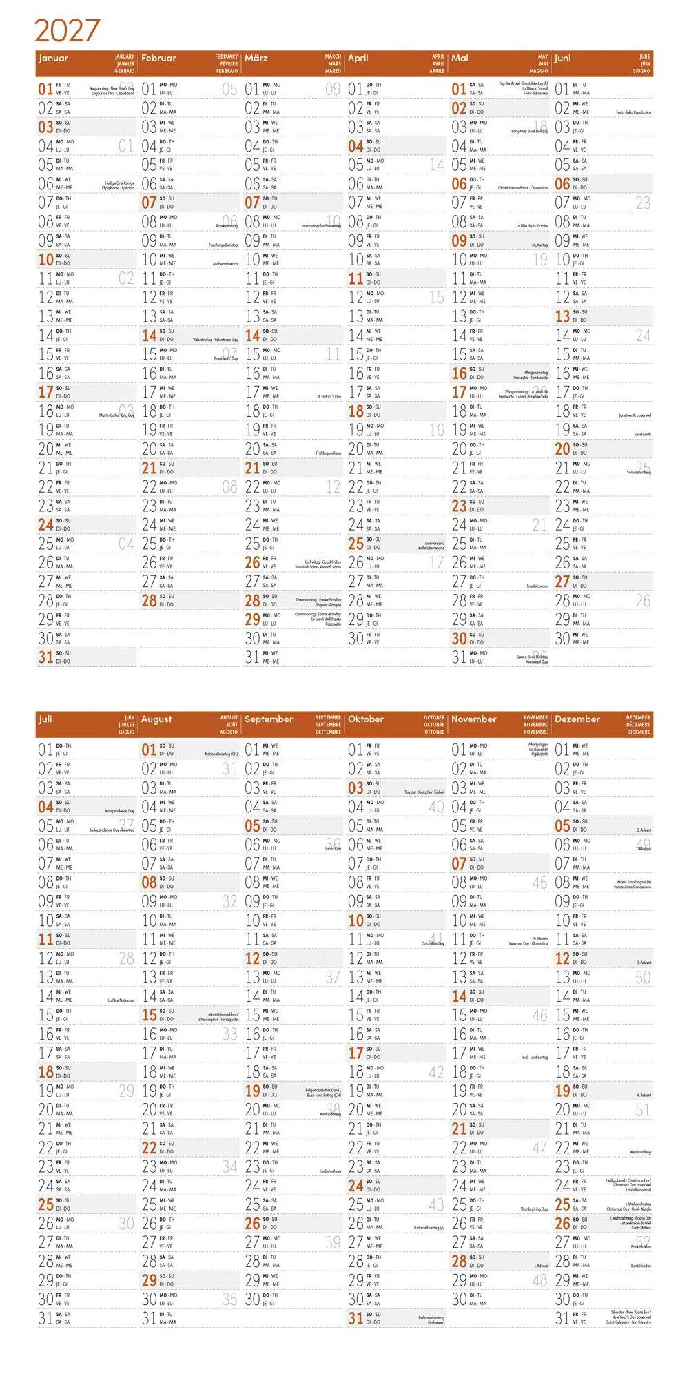 Bild: 9783838447322 | Erdmännchen Kalender 2027 - 30x30 - Art12 | Ackermann Kunstverlag GmbH