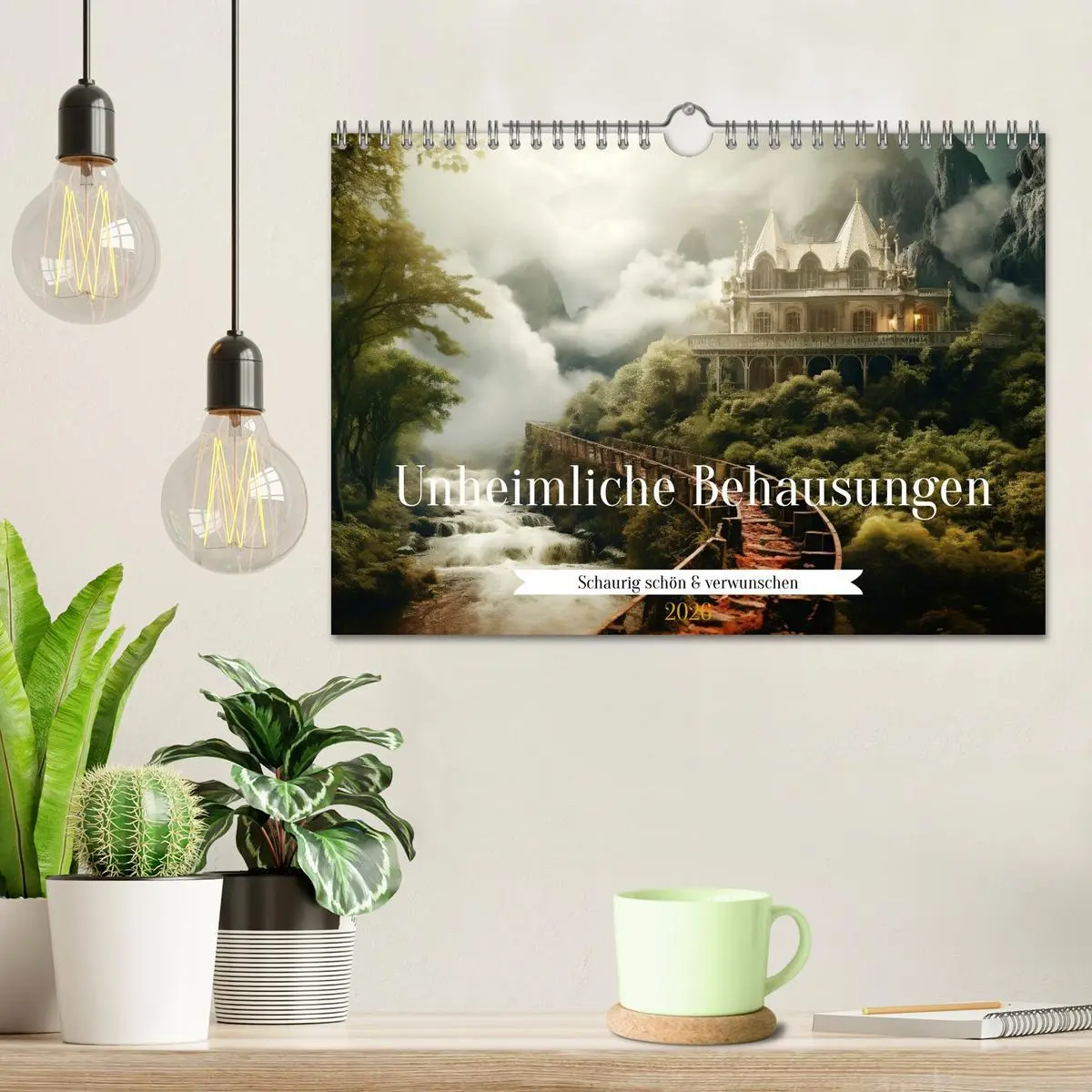 Bild: 9783457357422 | Unheimliche Behausungen (Wandkalender 2026 DIN A4 quer), CALVENDO...