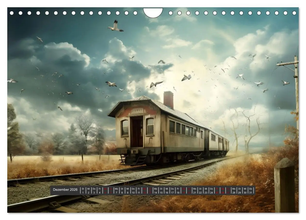Bild: 9783457357422 | Unheimliche Behausungen (Wandkalender 2026 DIN A4 quer), CALVENDO...