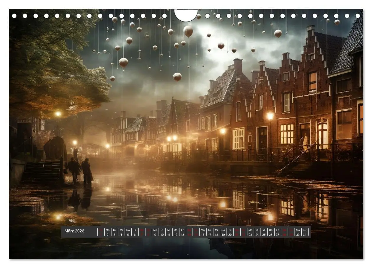 Bild: 9783457357422 | Unheimliche Behausungen (Wandkalender 2026 DIN A4 quer), CALVENDO...