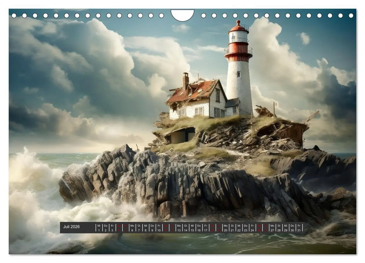 Bild: 9783457357422 | Unheimliche Behausungen (Wandkalender 2026 DIN A4 quer), CALVENDO...