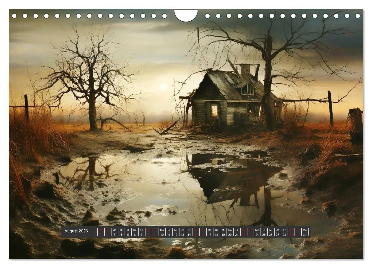 Bild: 9783457357422 | Unheimliche Behausungen (Wandkalender 2026 DIN A4 quer), CALVENDO...