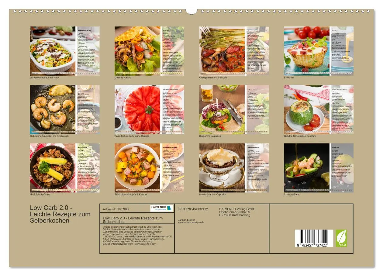 Bild: 9783457737422 | Low Carb 2.0 - Leichte Rezepte zum Selberkochen (hochwertiger...
