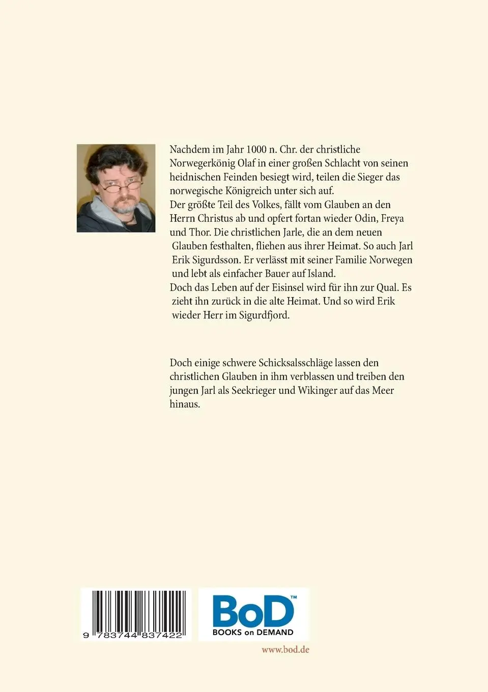 Rückseite: 9783744837422 | Die Saga von Erik Sigurdsson | Die Wölfe des Nordens | Rainer W. Grimm