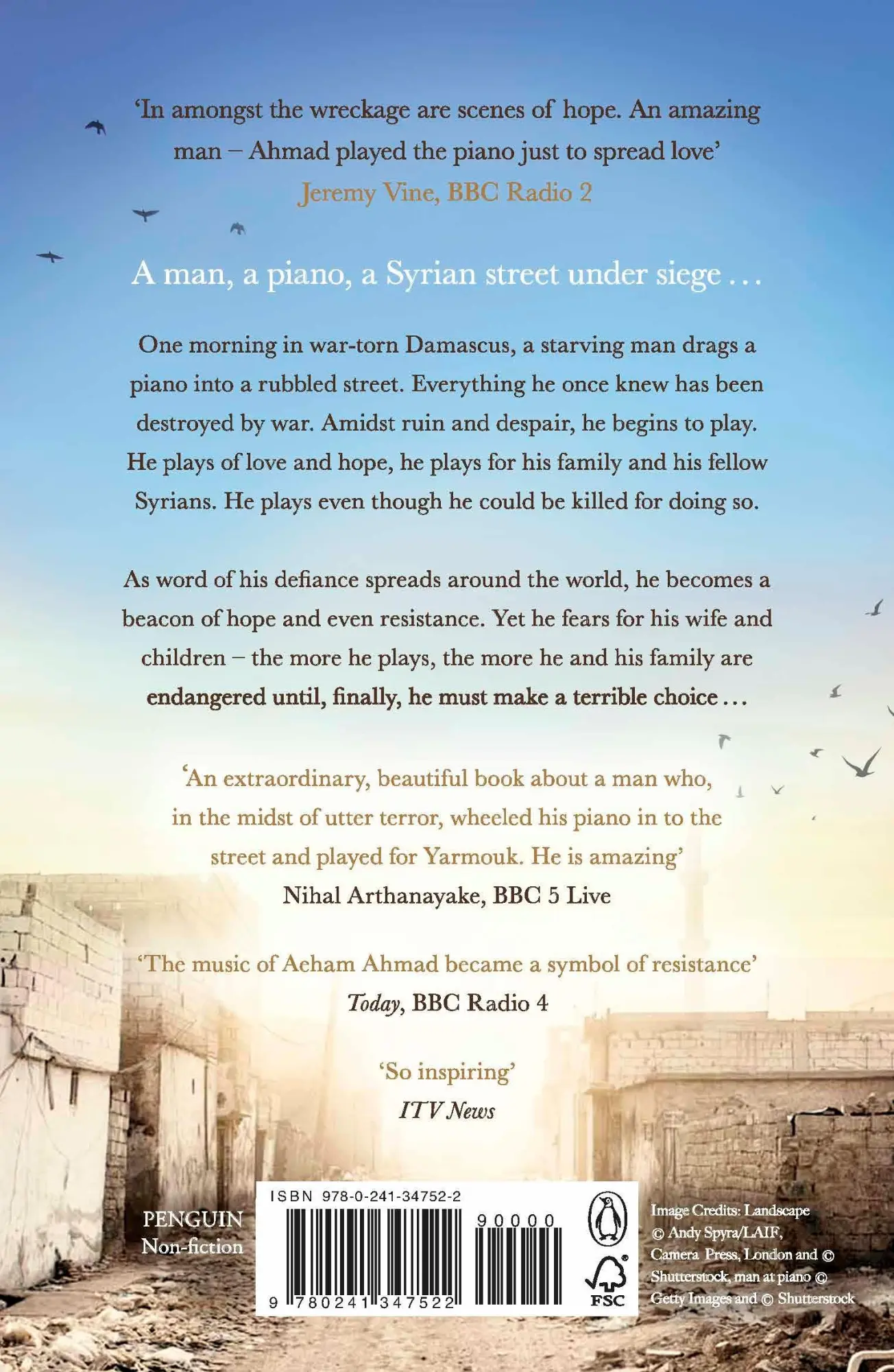 Rückseite: 9780241347522 | The Pianist of Yarmouk | Aeham Ahmad | Taschenbuch | Englisch | 2019