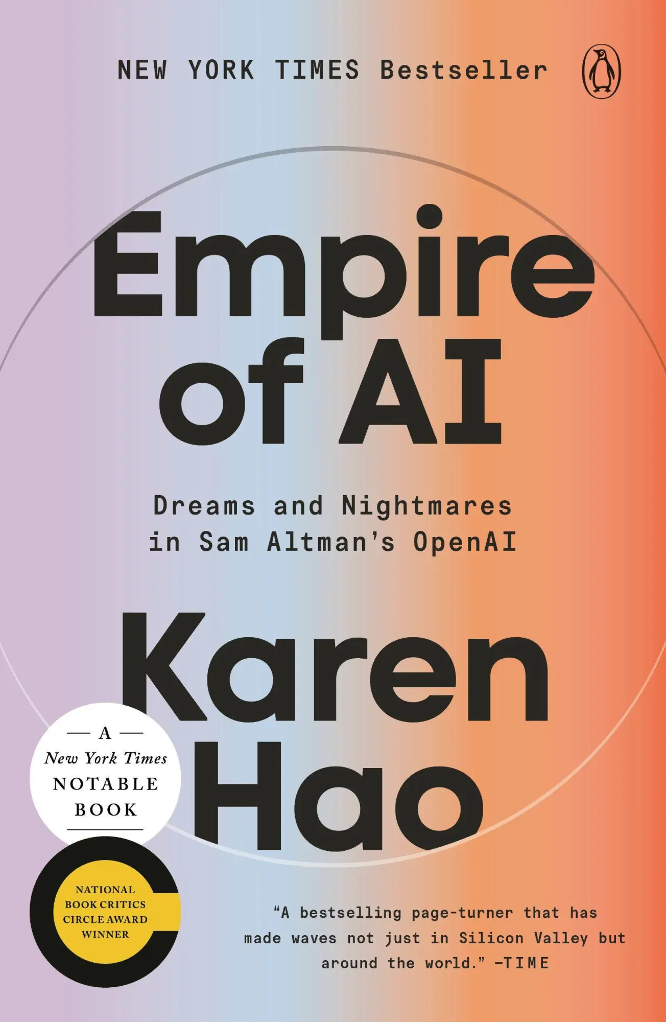 Cover: 9780593657522 | Empire of AI | Dreams and Nightmares in Sam Altman's OpenAI | Hao