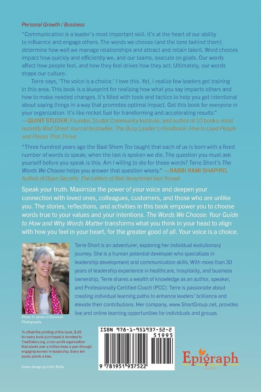 Rückseite: 9781951937522 | The Words We Choose | Your Guide to How and Why Words Matter | Short