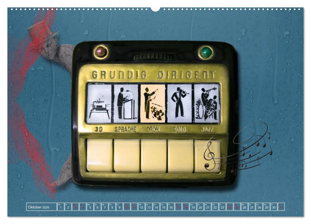 Bild: 9783457727522 | Lebensfreude Radio (Wandkalender 2026 DIN A2 quer), CALVENDO...