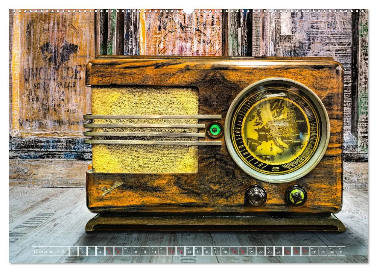 Bild: 9783457727522 | Lebensfreude Radio (Wandkalender 2026 DIN A2 quer), CALVENDO...