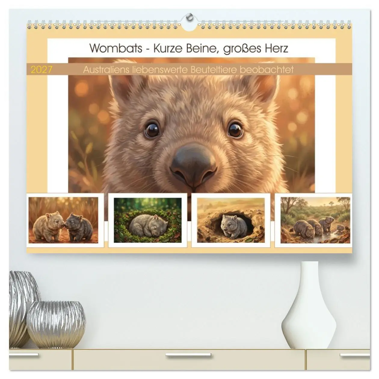 Cover: 9783516817522 | Wombats - Kurze Beine, großes Herz (hochwertiger Premium...