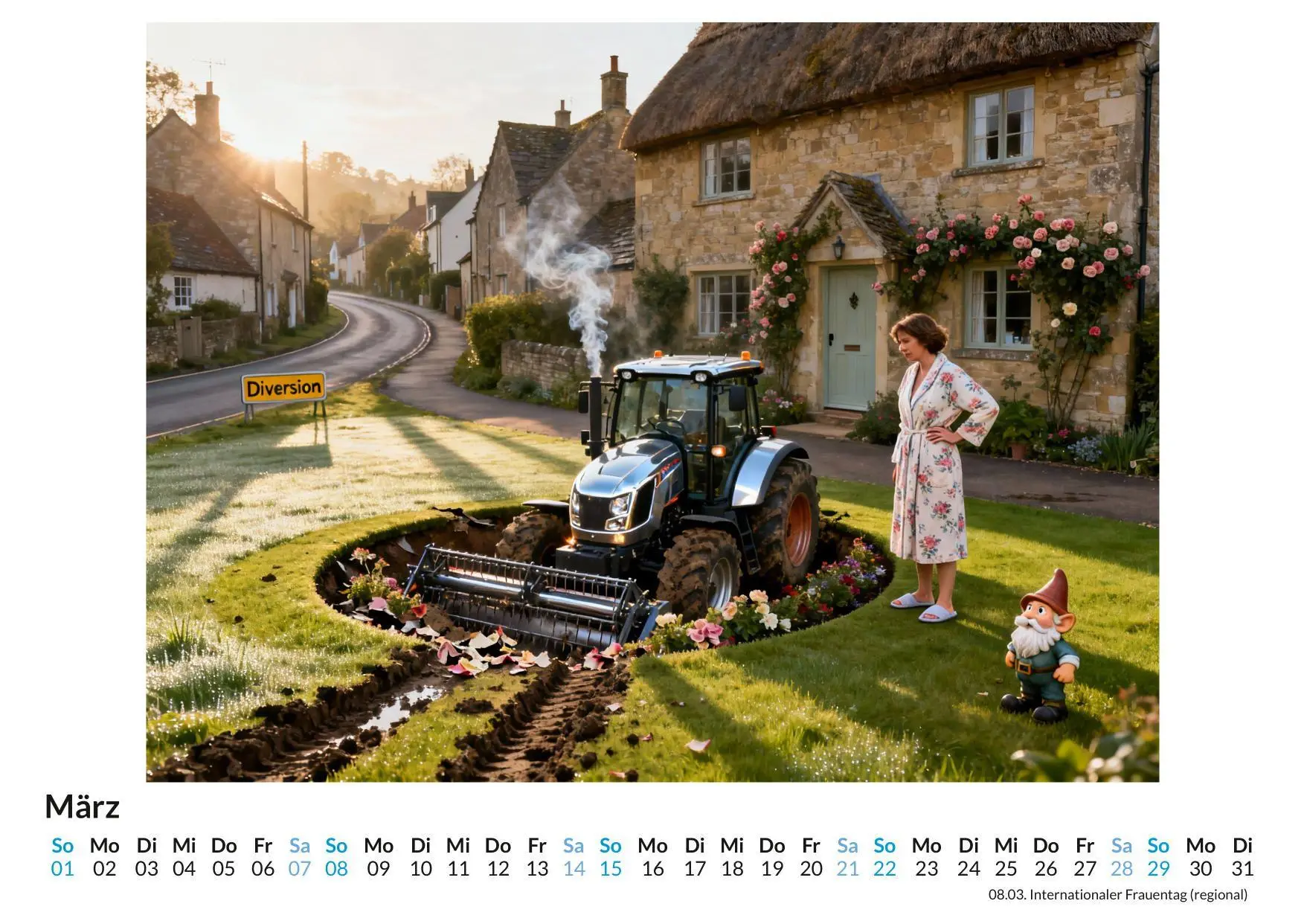 Bild: 9783695327522 | Ländliche Karikaturen | Luisa Lang | Kalender | Deutsch | 2026