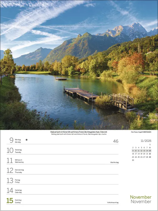 Bild: 9783731887522 | Zauber der Alpen 2026 | Verlag Korsch | Kalender | Spiralbindung