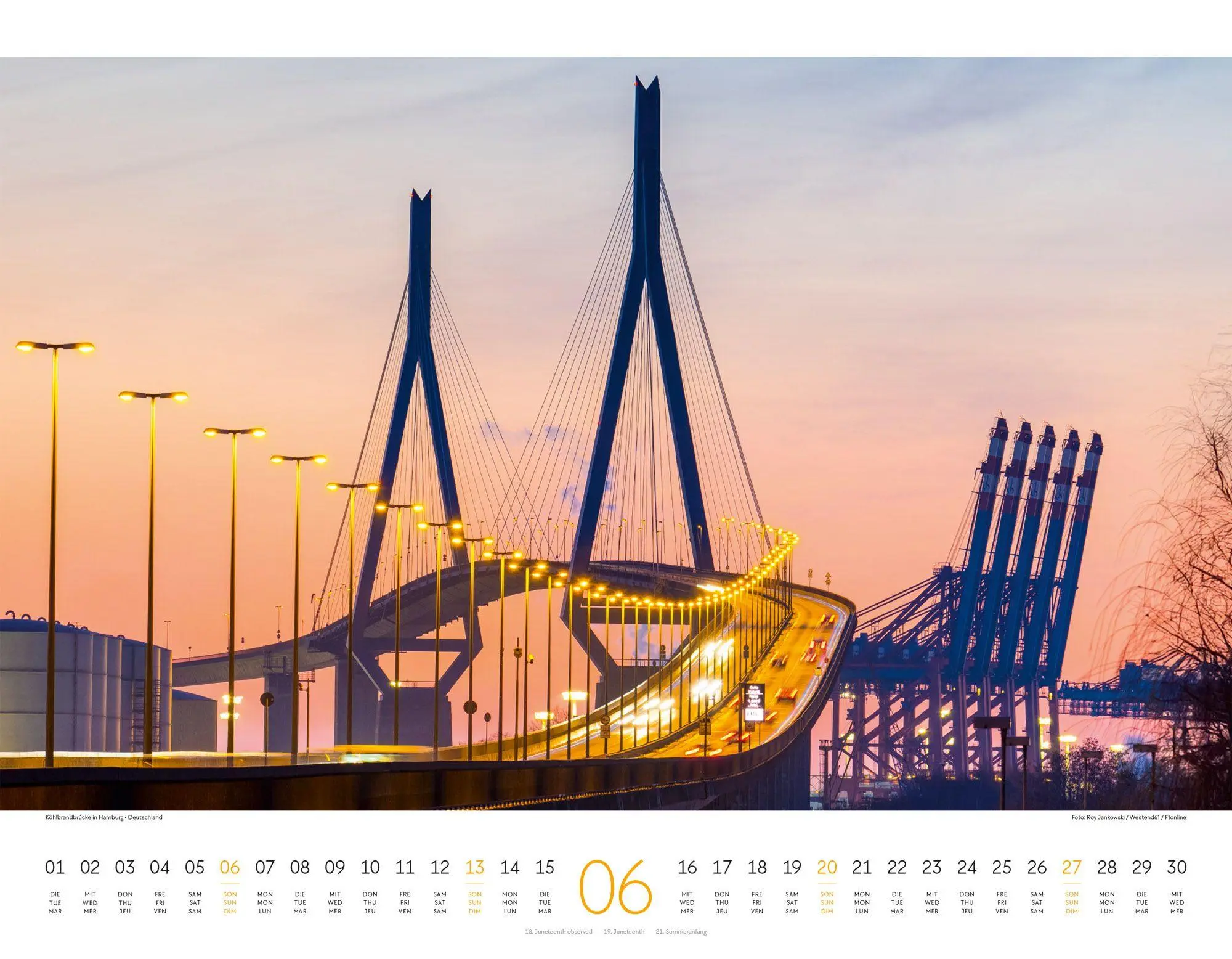 Bild: 9783838427522 | Brücken Kalender 2027 | Ackermann Kunstverlag GmbH | Kalender | 14 S.